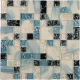 Versailles Pattern MultiColor Glass Mesh Mounted Mosaic Tile