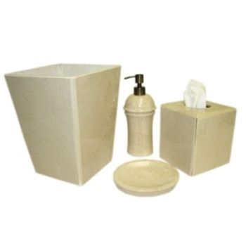 Verona Marble 4 Pcs. Set Bathroom Ensembles 