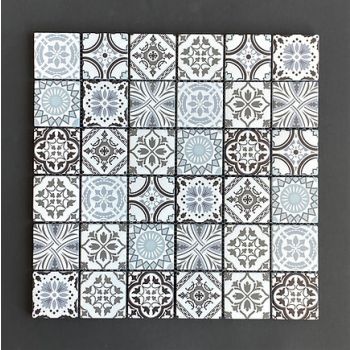 Inkjet Glass Polished Mosaic Tile | Wall | Backsplash | Bathroom | Kitchen | Shower