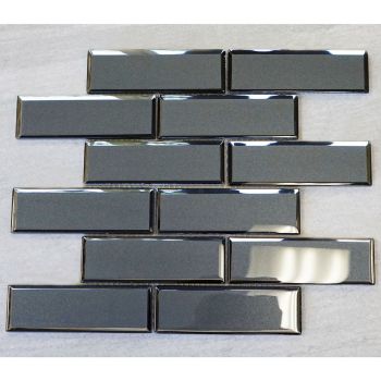 2" x 6" Glass Brick Joint Mosaic Tile | Kitchen | Bathroom | Shower | Wall | Backsplash | Accent Wall