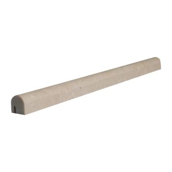 3/4 in. x 12 in. Crema Marfil Honed Marble Pencil Molding | Wall | Accent Wall