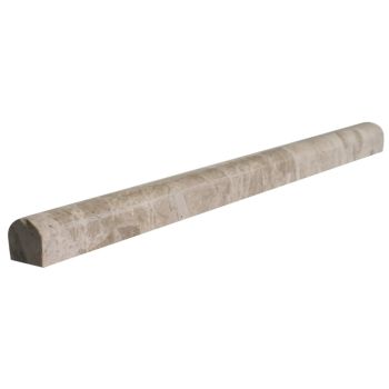3/4 in. x 12 in. Crema Marfil Polished Marble Pencil Molding | Wall | Accent Wall