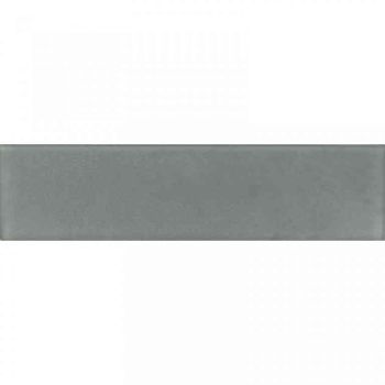 3x12 Pale Matte Grey Subway Glass Wall Tile