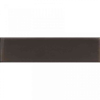 3x12 Pewter Gloss Grey Subway Glass Wall Tile