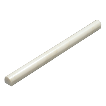 Arabescato White Carrara Marble Polished 3/4"x 12" Pencil Molding Marble Tile