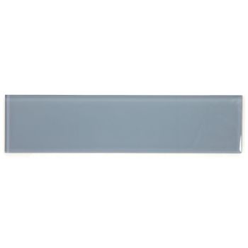 Lucy Pewter Glossy Subway Glass Mosaic Tile | Pool Rated | Kitchen | Backsplash | Bathroom | Shower 