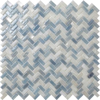 Espiga Air Glossy Glass Mosaic Tile