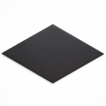 7.5" x 13" Motion Harlequin Matte Black Porcelain Mosaic Tile | Floor | Wall | Accent | Backsplash | Shower