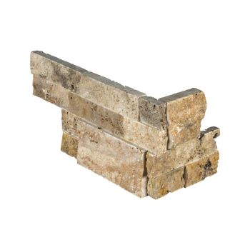 Tuscany Scabos Travertine 6 in. x 12 in.x 6 in.Ledger Panels Wall Tile