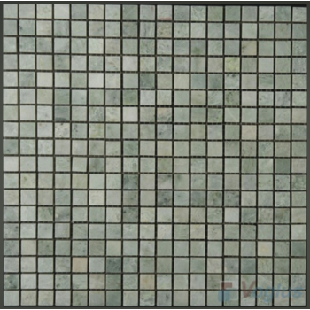  5/8" x 5/8"  Ming Green Marble Polished Mosaic Tile  | Wall | Backsplash | Bathroom | Kitchen | Shower | Natural Stone