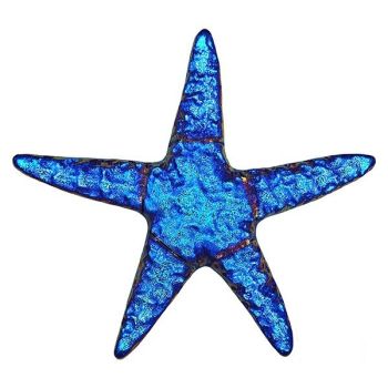 5" x 5" Starfish Sapphire Fusion Series  Artistry Porcelain Pool Tile