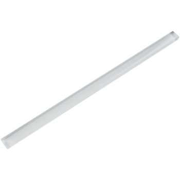 1/2 in. x 12 in.  White Glossy Glass Pencil Liner Trim Tile | Wall | Backsplash | Accent Wall