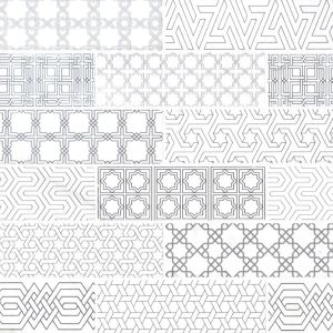 2 in. x 6 in. Abani White Grey Subway Pattern Marble Mosaic Tile | Backsplash | Wall | Kitchen | Bathroom | Subway Tile | Encaustic Pattern
