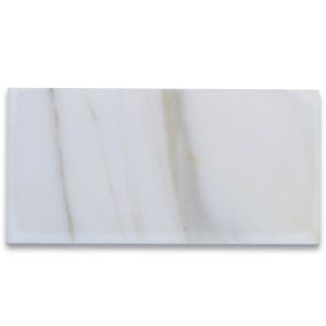 3x6 Calacatta Gold Subway Tile Polished | Marble from Italy | Wall | Backsplash | Shower | Bathroom | Kitchen