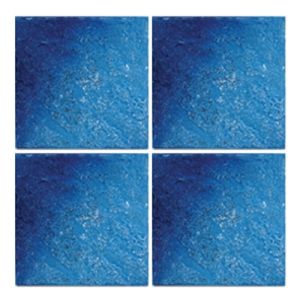 6x6 Sea Breeze Sky Blue Glossy Glazed Porcelain Tile for Pool, Wall and Backsplash