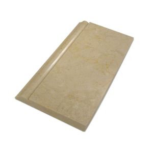 5x12 Bursa Beige Marble Polished Baseboard Molding