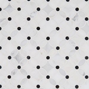 Arabescato Carrara Florita Pattern Polished Marble Tile