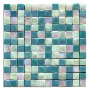 1 in. x 1 in. Laguna Spring Square Glass Mosaic Tile | Pool Rated Tile | Backsplash | Shower | Kitchen | Bathroom | Wall | Accent Wall | Exterior Wall