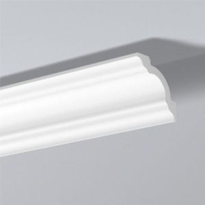 3x10 Maiolica White Ceramic Cornice Tile by Roca Tile USA