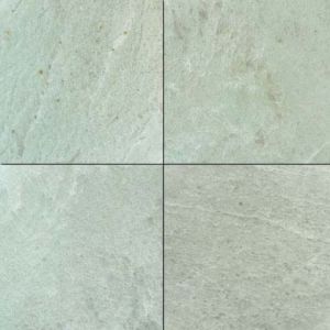 6 x 6 Ming Green Marble Field Tile in Polished Finish