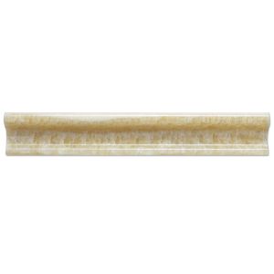 2x12 Honey Onyx Polished Ogee Chair Rail Molding