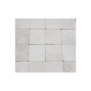 Botticino 4 in. X 4 in.Tumbled  Marble Tile ( Premium Grade)