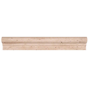 2x12 Tuscany Beige Travertine Chair Rail Molding