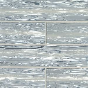 3" x 12" Chilcott Treasure Gray Glass Subway Tile